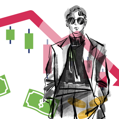 Man Saving Money in Recession